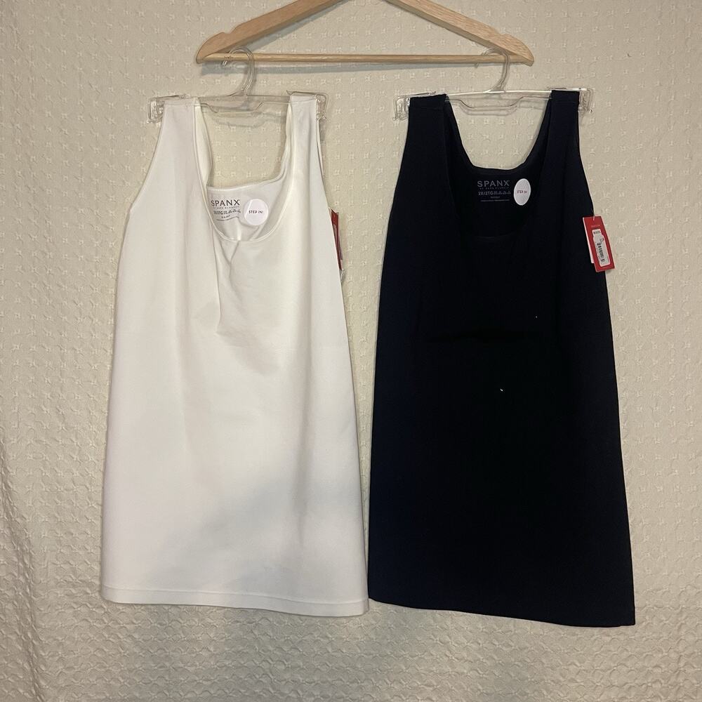 SPANX By Sara Blakely In & Out Firm Tummy-Control Stretch Tank Tops 2X